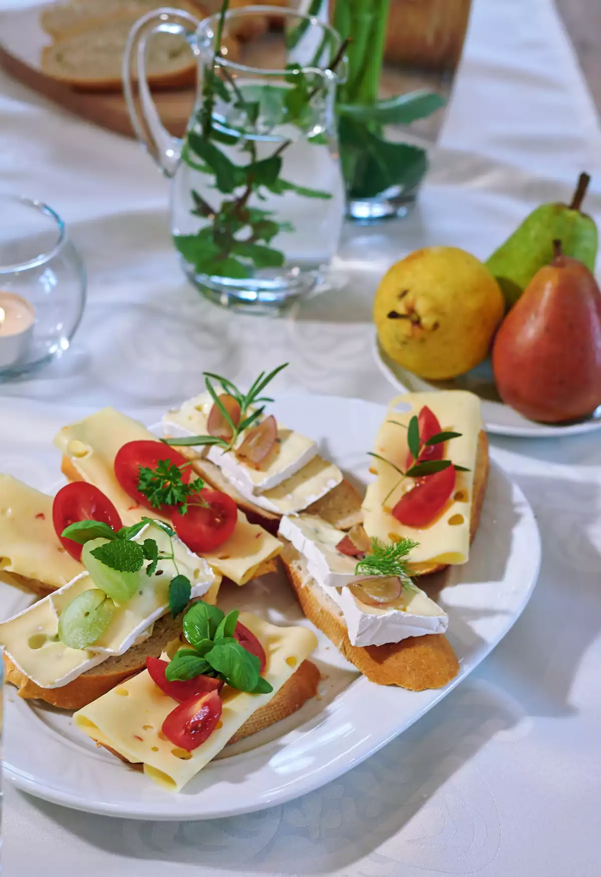 frische und leckere Brotzeit
