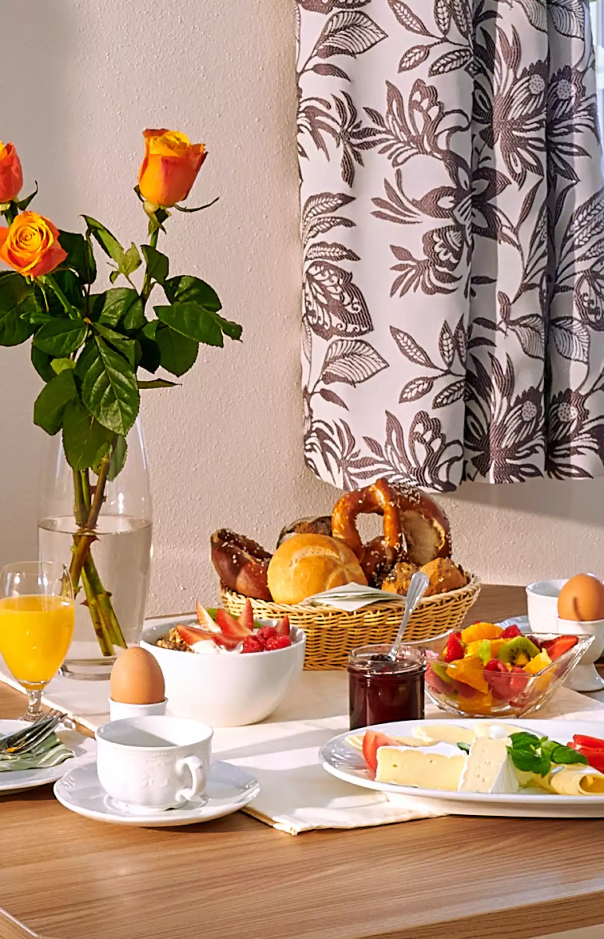 leckeres Frühstück im Ferienhaus Hauszeit frische Produkte aus der Region