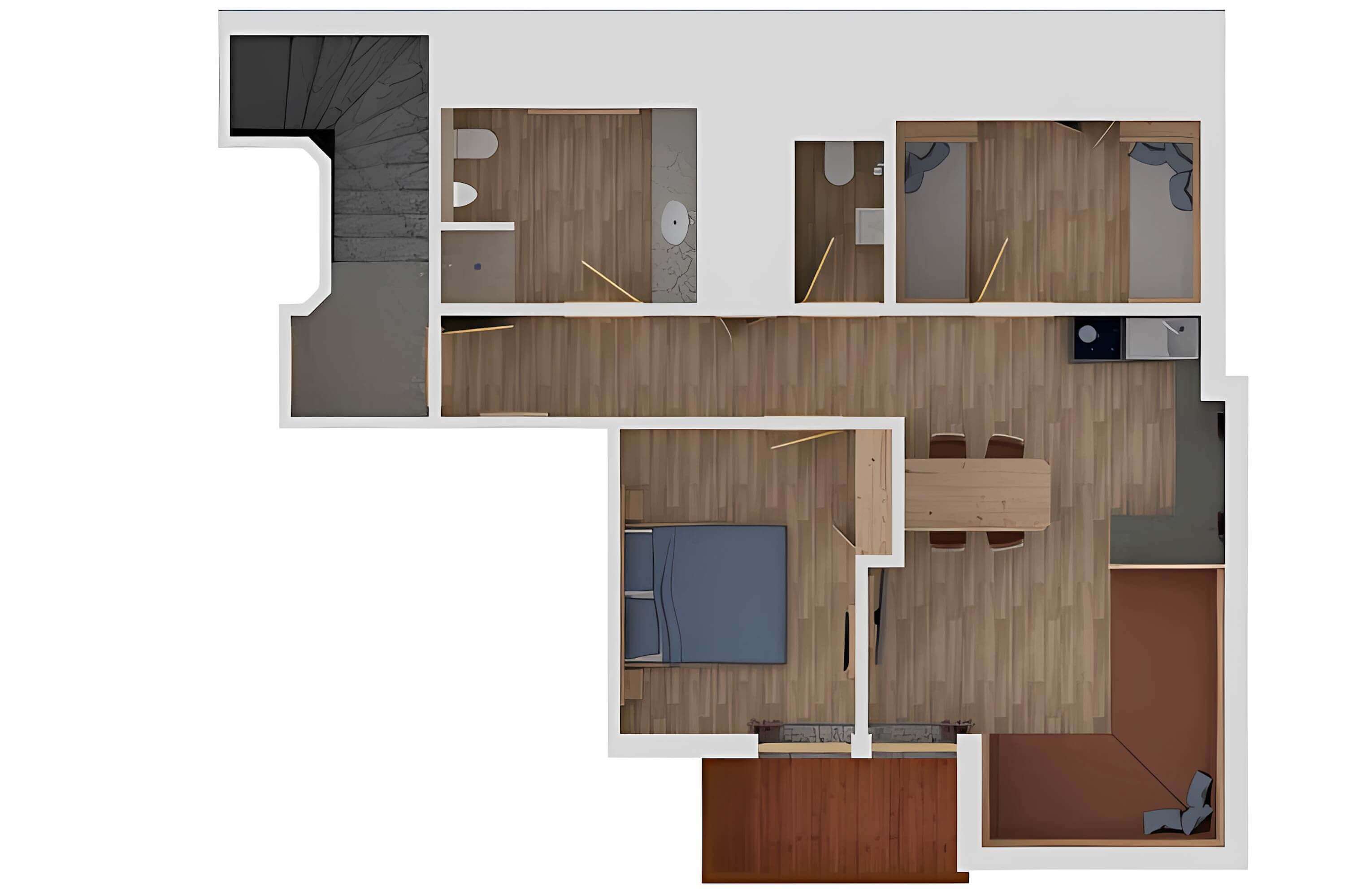 Skizze Ferienwohnung 02