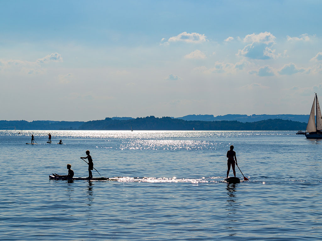 SUP am Chiemsee